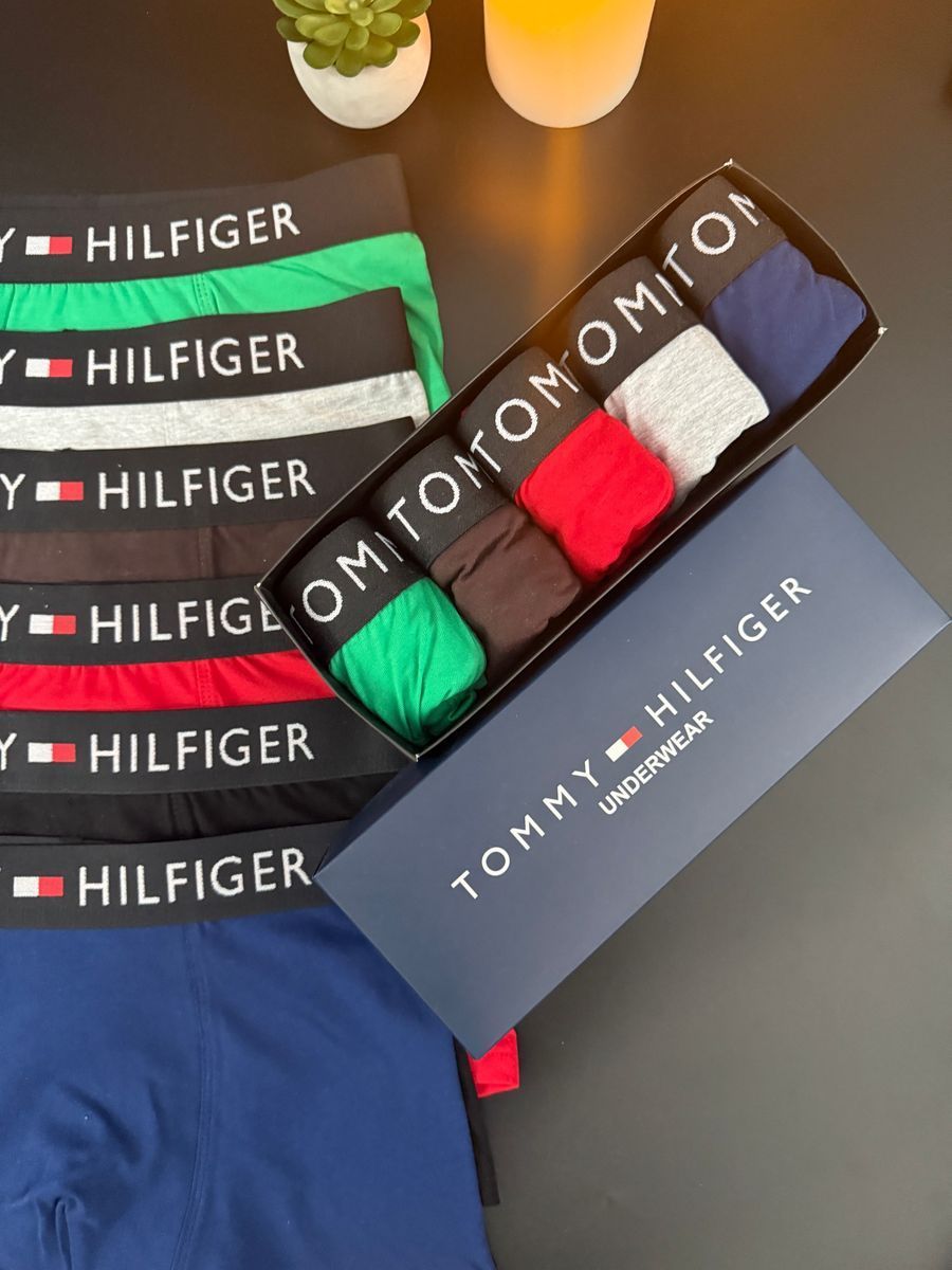 Набір чоловічої білизни Tommy Hilfiger (Томмі Хілфігер) | Бавовняні боксери, 5 штук MT-0000006 фото