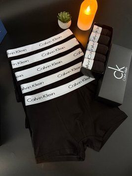Набір чоловічої білизни Calvin Klein (Келвін Кляйн) | Бавовняні боксери, 5 штук MT-0000015 фото