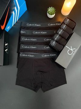 Набір чоловічої білизни Calvin Klein (Келвін Кляйн) | Бавовняні боксери, 5 штук MT-0000040 фото