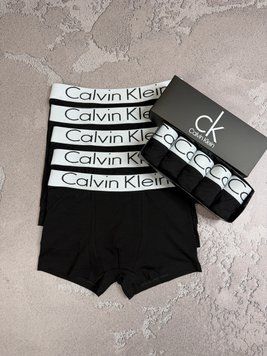 Набір чоловічої білизни Туреччина Calvin Klein (Келвін Кляйн) | Бавовняні боксери, 5 штук MTT-0000001 фото