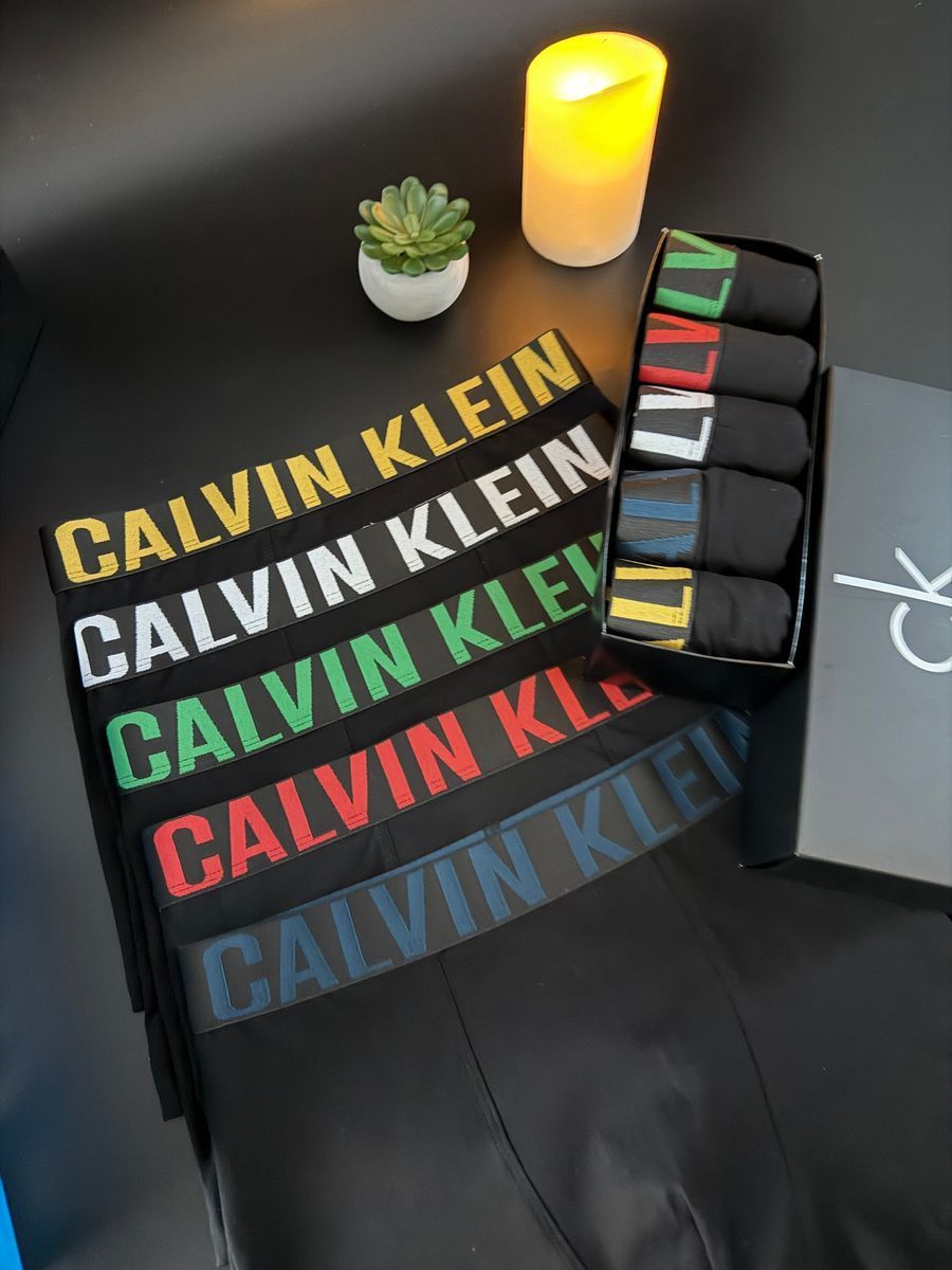Набір чоловічої білизни Туреччина Calvin Klein (Келвін Кляйн) | Бавовняні боксери, 5 штук MTT-0000026 фото