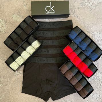 Набір чоловічої білизни Туреччина Calvin Klein (Келвін Кляйн) | Бавовняні боксери, 5 штук MTT-0000027 фото