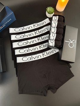 Набір чоловічої білизни Calvin Klein (Келвін Кляйн) | Бавовняні боксери, 5 штук MT-0000001 фото