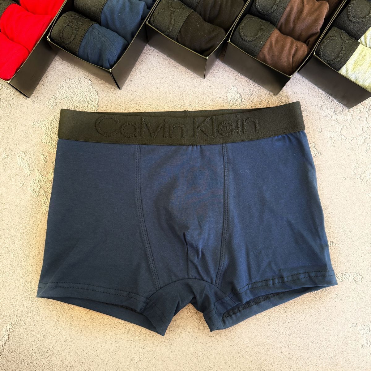Набір чоловічої білизни Туреччина Calvin Klein (Келвін Кляйн) | Бавовняні боксери, 5 штук MTT-0000028 фото