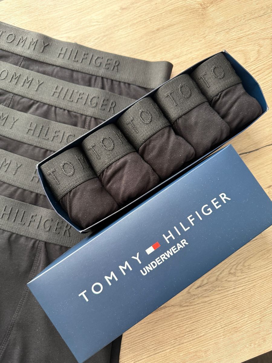 Набір чоловічої білизни Tommy Hilfiger (Томмі Хілфігер) | Бавовняні боксери, 5 штук MT-0000010 фото