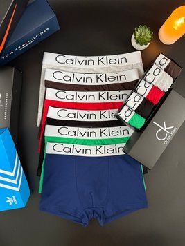 Набір чоловічої білизни Calvin Klein (Келвін Кляйн) | Бавовняні боксери, 5 штук MT-0000002 фото