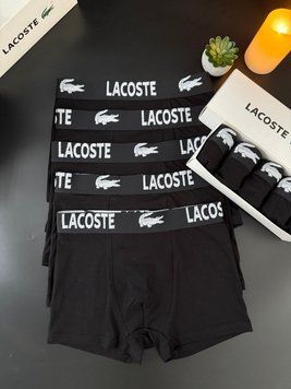 Набір чоловічої білизни Lacoste (Лакост) | Бавовняні боксери, 5 штук MT-0000044 фото