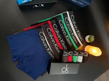 Набір чоловічої білизни Calvin Klein (Келвін Кляйн) | Бавовняні боксери, 5 штук MT-0000005 фото