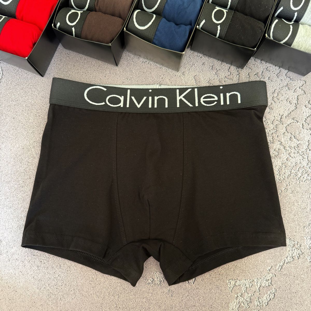Набір чоловічої білизни Туреччина Calvin Klein (Келвін Кляйн) | Бавовняні боксери, 5 штук MTT-0000004 фото