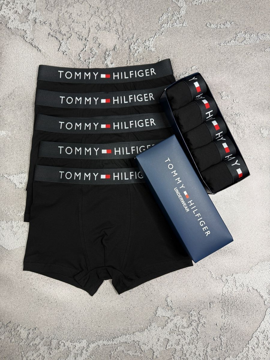 Набір чоловічої білизни Туреччина Calvin Klein (Келвін Кляйн) | Бавовняні боксери, 5 штук MTT-0000032 фото